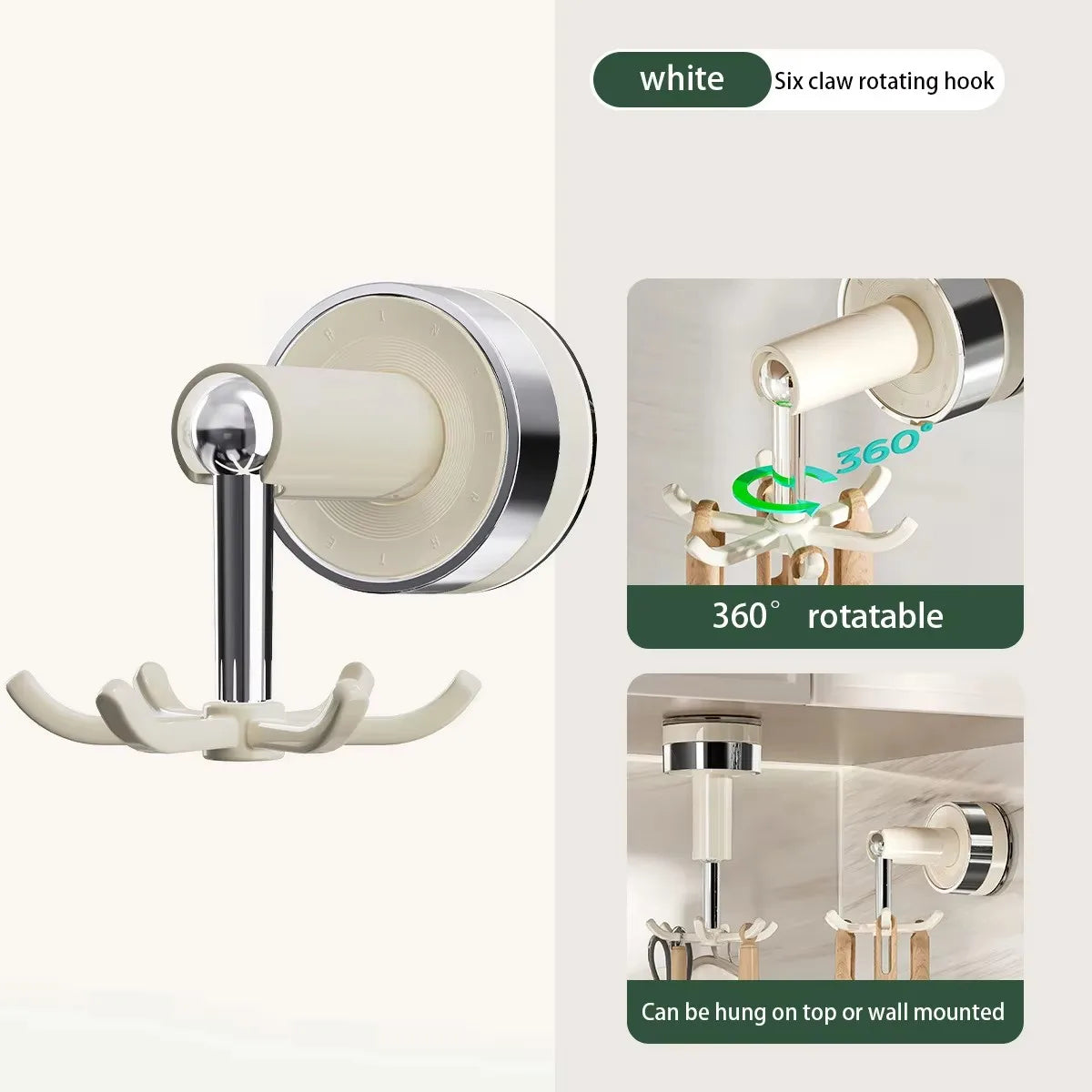 Heavy-duty clear VelmoraMart Suction Cup hooks mounted securely on a glass shower door.