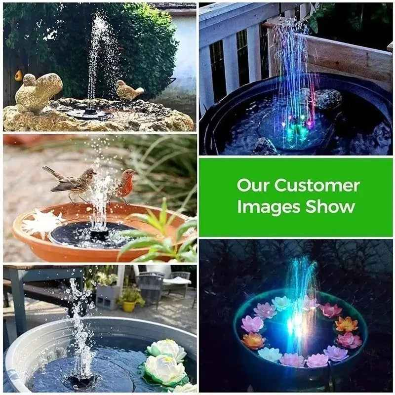 Enriched Your Garden With Solar Water Fountain