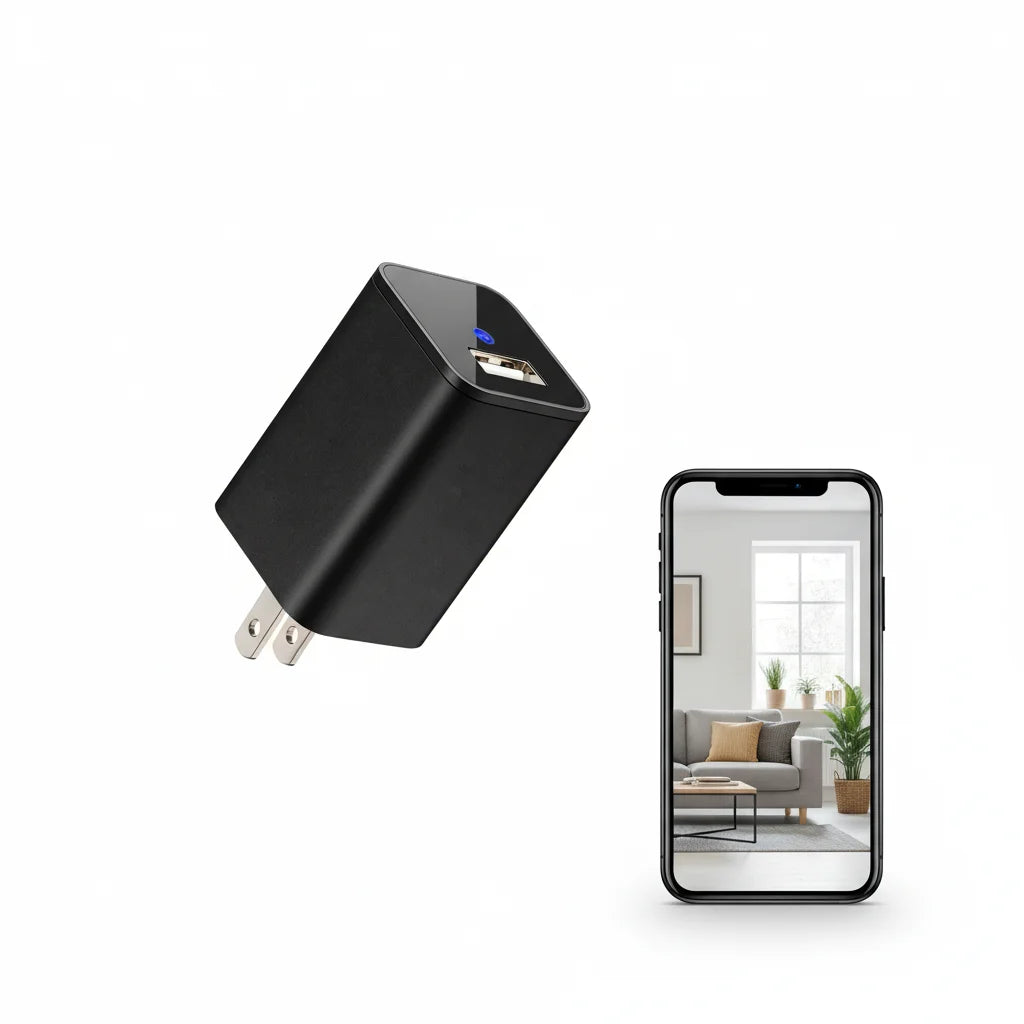 Camera charger for compatible camera batteries with portable charging design from VelmoraMart
