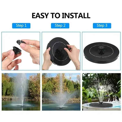 Enriched Your Garden With Solar Water Fountain