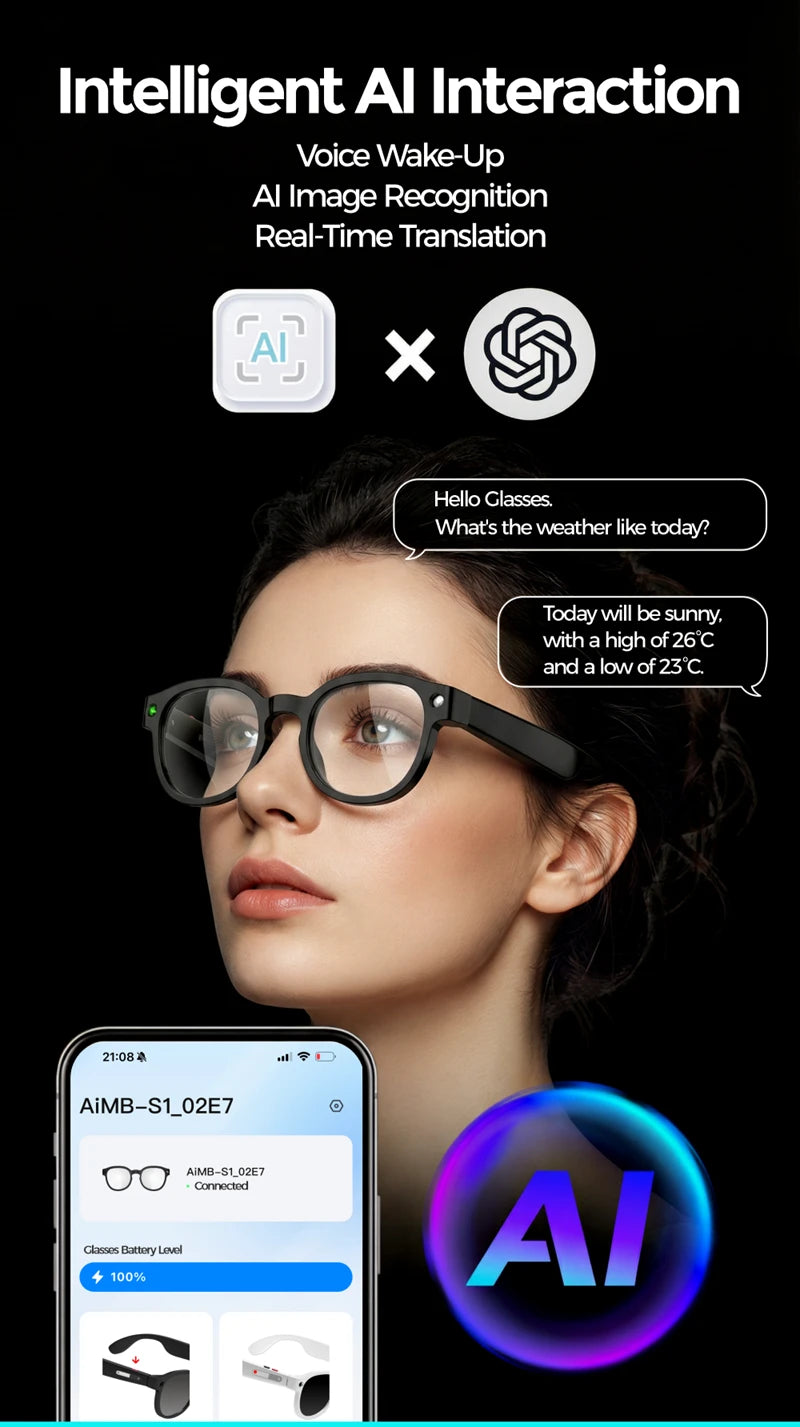 Hidden Camera Glasses with 4K HD recording – stylish spy camera glasses for hands-free video capture by VelmoraMart