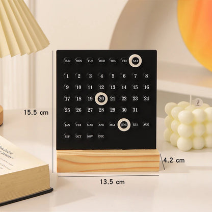 Mini Calendar 2026: Stylish Desk Organizer by VelmoraMart