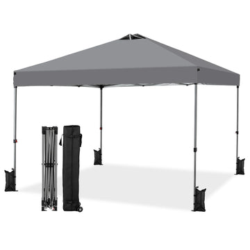 Canopy Tent 10x10 heavy-duty pop up outdoor shelter with sidewalls for events, camping, markets, and backyard gatherings by VelmoraMart