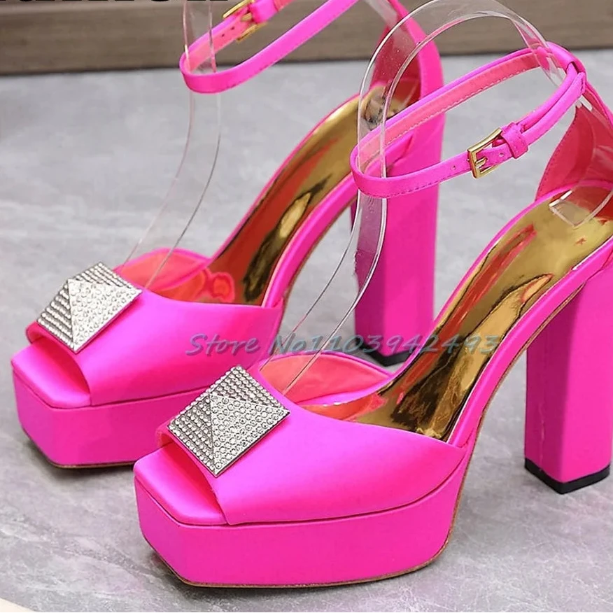 Rhinestone Sandals - Sparkling Flat & Heel Styles