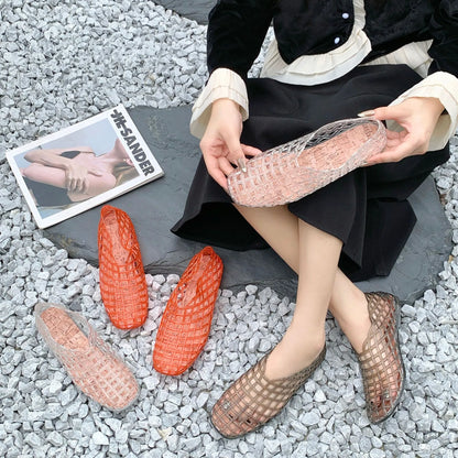 Elegant black ballet flats for women by VelmoraMart, featuring a comfortable fit and classic design for daily wear.