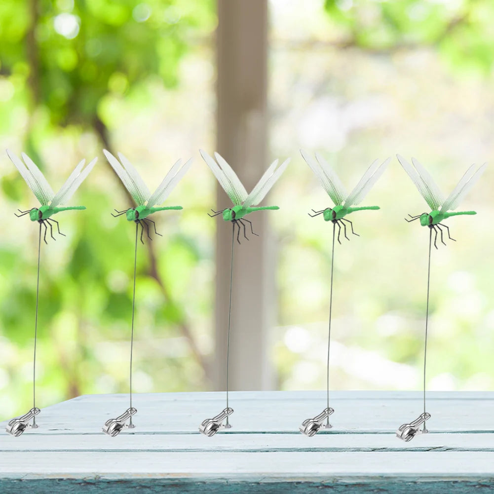 Woman wearing a stylish dragonfly hair clip accessory