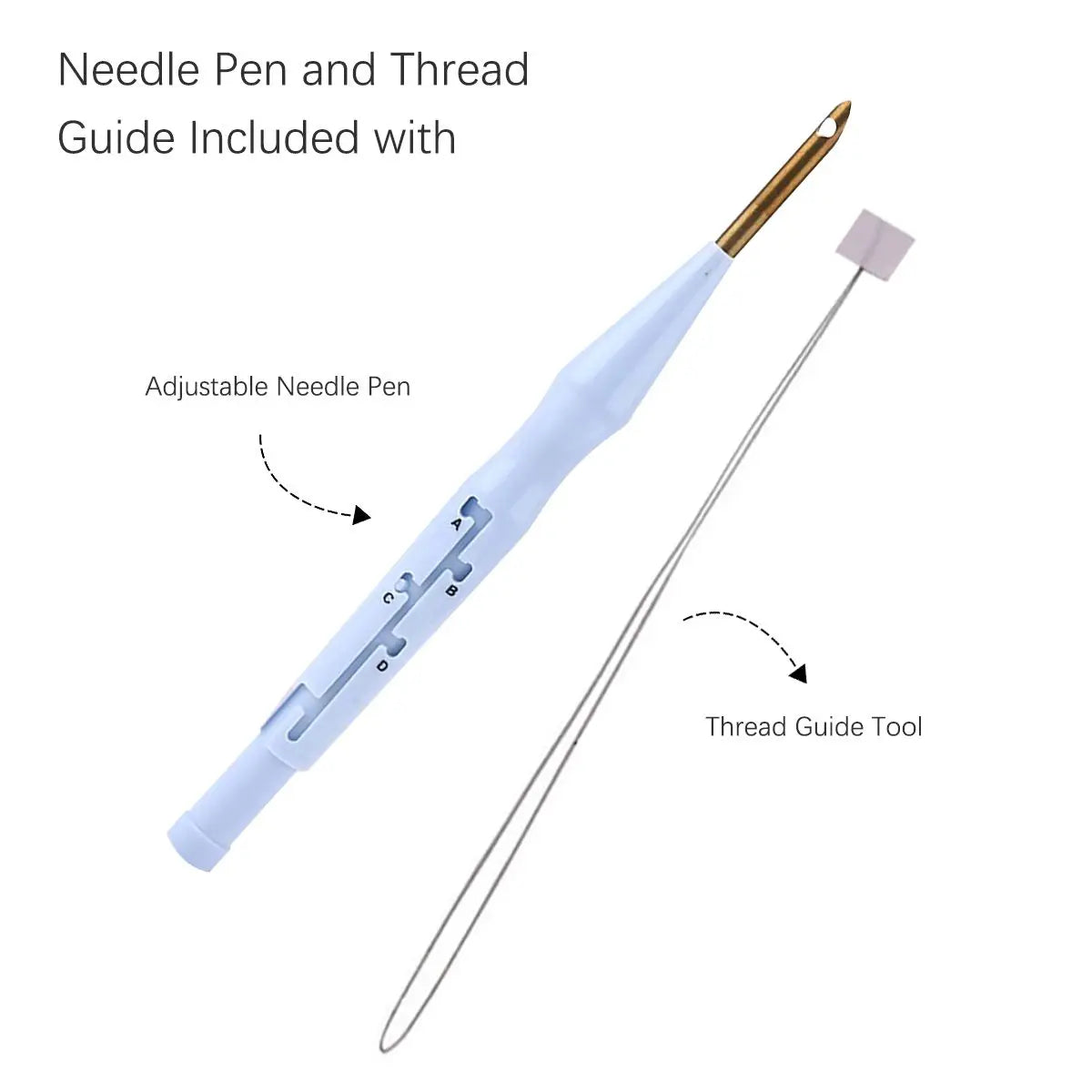 Punch Needle Kit by VelmoraMart – Beginner-friendly punch needle embroidery kit for DIY crafts, handmade art projects, and creative embroidery designs