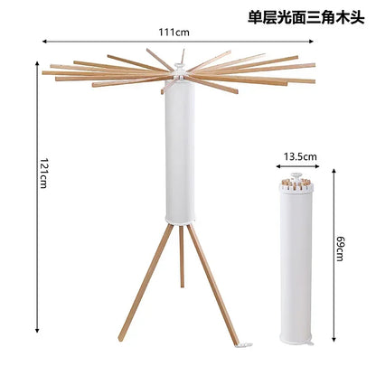 Clothes drying rack foldable with space-saving folding design for indoor and outdoor laundry drying, ideal for apartments, balconies, and homes.