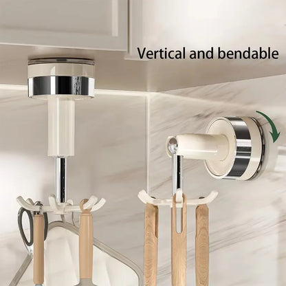 Heavy-duty clear VelmoraMart Suction Cup hooks mounted securely on a glass shower door.