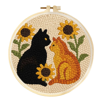Punch Needle Kit by VelmoraMart – Beginner-friendly punch needle embroidery kit for DIY crafts, handmade art projects, and creative embroidery designs