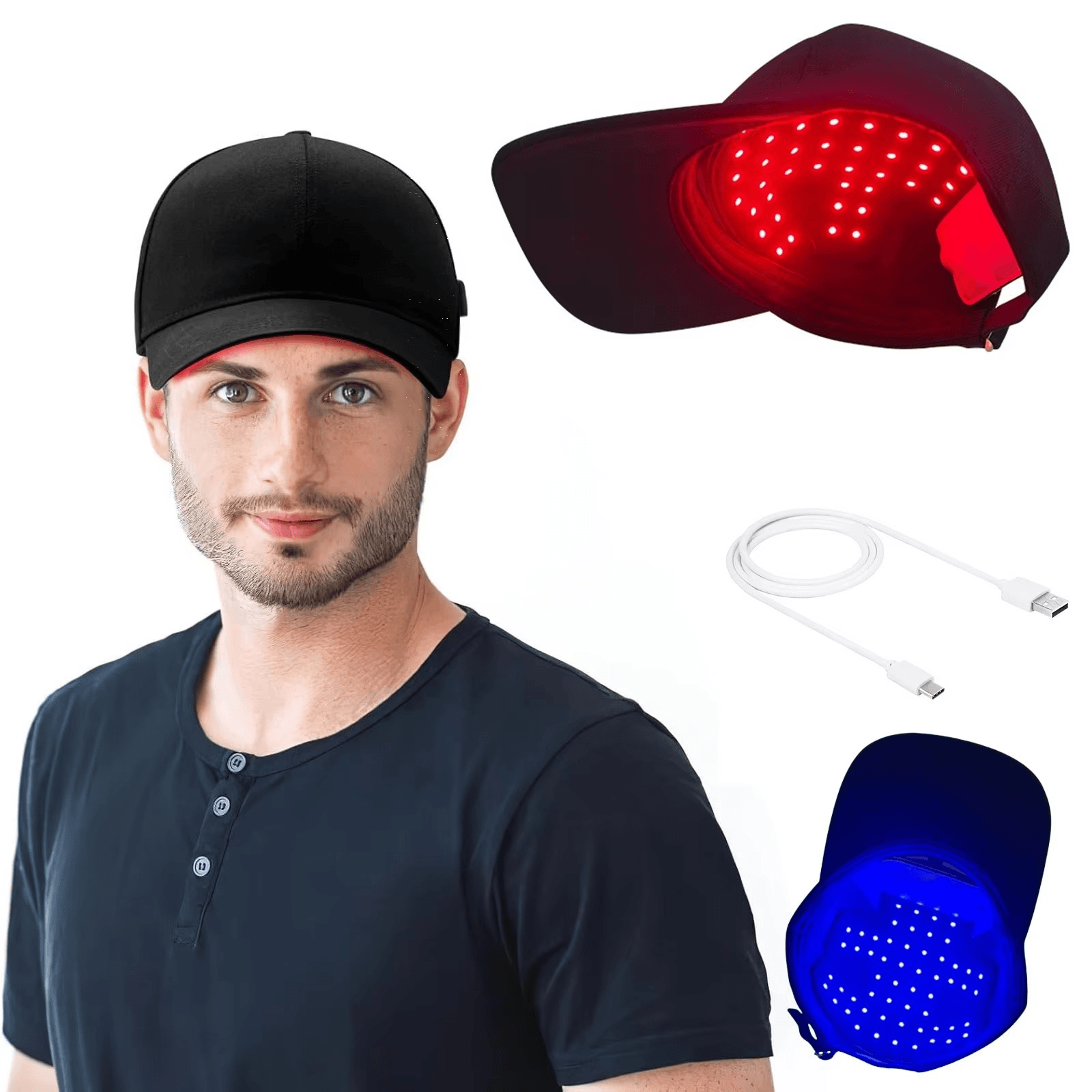Laser Hair Growing Cap - Grow Hair Faster & Thicker at Home