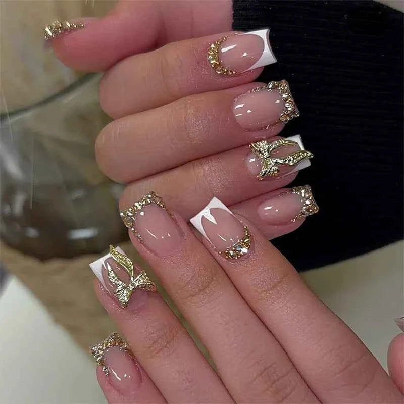 French Tip Nails - Shop Stunning French Tip Nail Designs (24 Pcs)