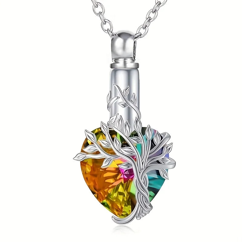 Elegant tree of life necklace for women featuring a beautifully crafted silver and gold tree of life pendant necklace by VelmoraMart.