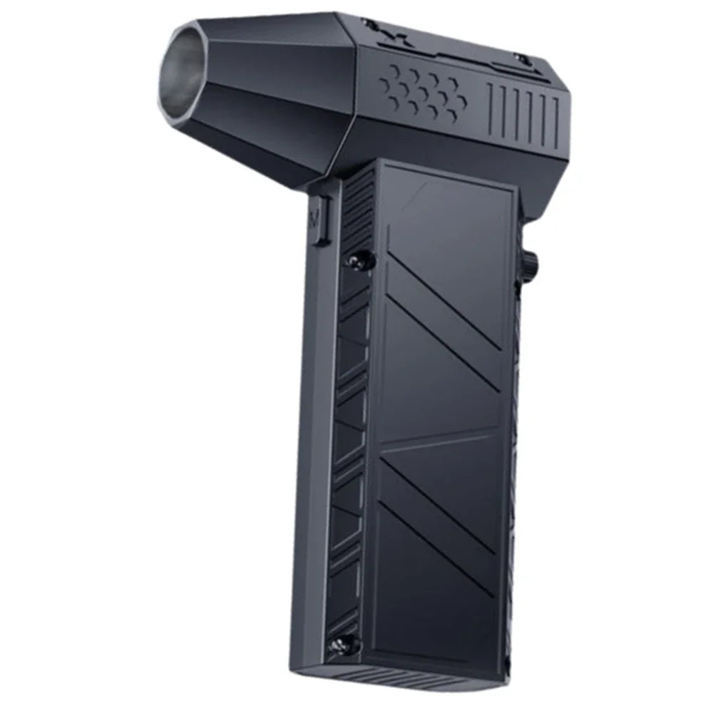 Close-up of the long air blow gun nozzle for precision cleaning.