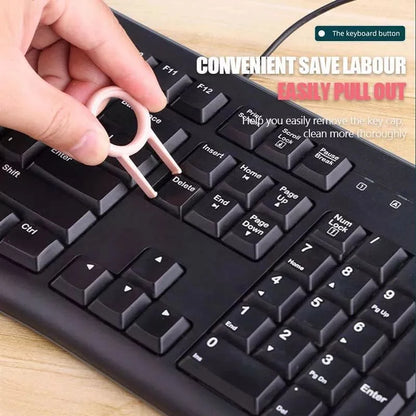 Keyboard Cleaning Kit with precision tools for cleaning laptop keyboards, computer keyboards, screens, and electronics by VelmoraMart.