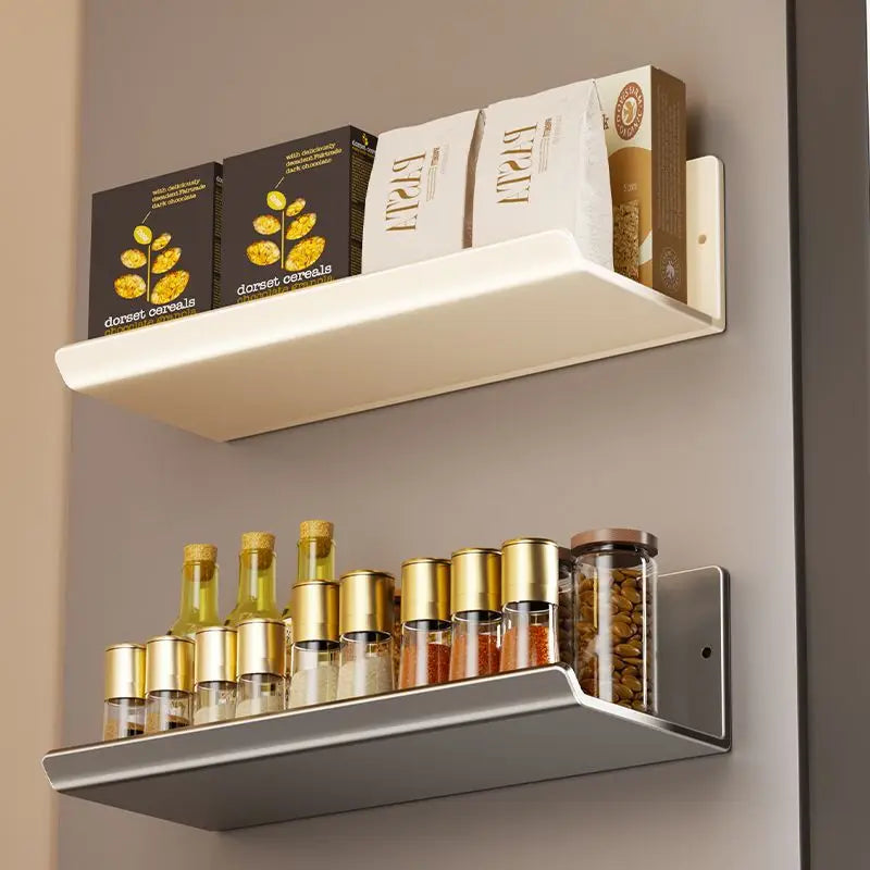 VelmoraMart magnetic shelf for fridge and kitchen storage