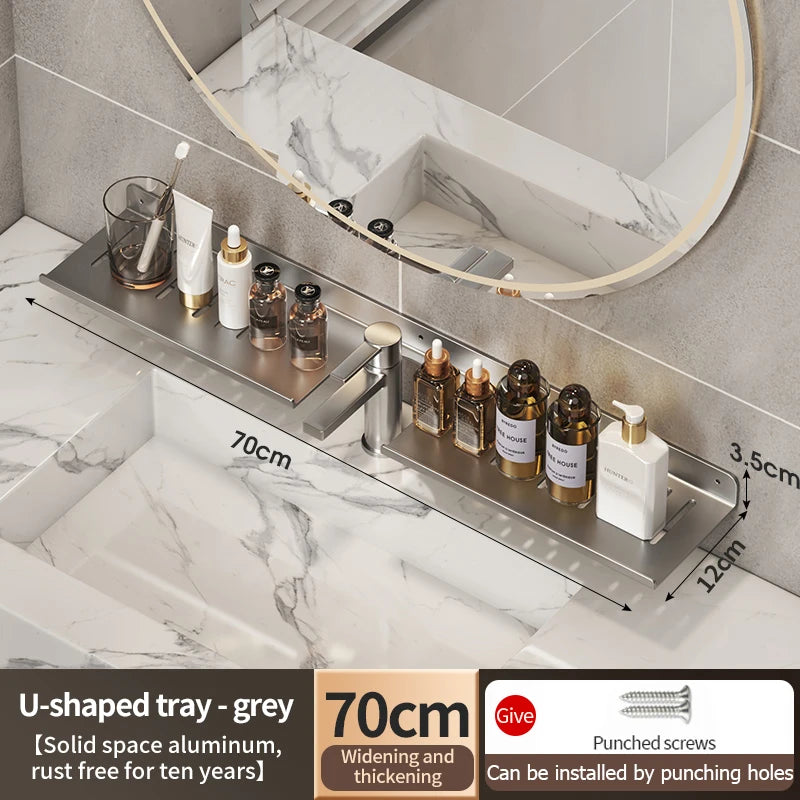 No Drill Shelf, No Drill Wall Shelf, No Drill Bathroom Shelf, No Drill Shower Shelf, No Drill Shelf Brackets, Over Sink Shelf, Over Sink Storage, Bathroom Organizer, Kitchen Organizer, Space Saving Shelf, Sink Organizer, Wall Storage, Rental Friendly Storage, Bathroom Storage, Kitchen Storage,