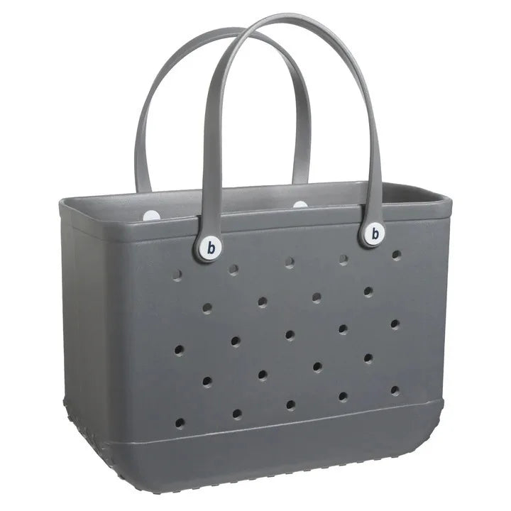 VelmoraMart black leather tote bag for work and travel.