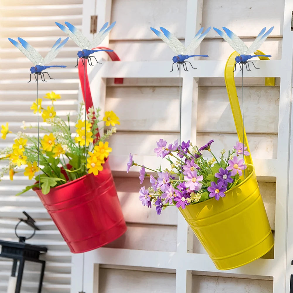 Realistic dragonfly clips for garden decoration and fashion