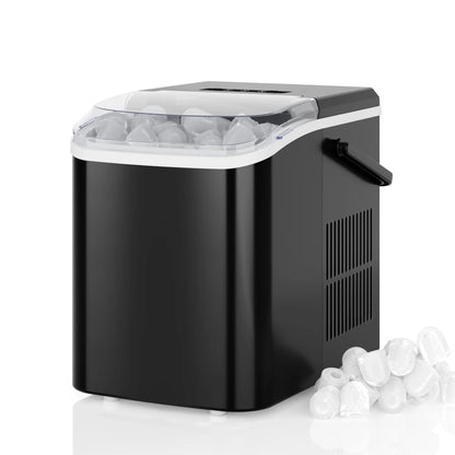 Portable nugget ice machine producing soft chewable ice for home kitchens, coffee bars, and entertaining by VelmoraMart.