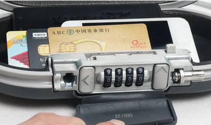 Heavy-duty portable lock box for keys mounted securely on a wall for easy access
