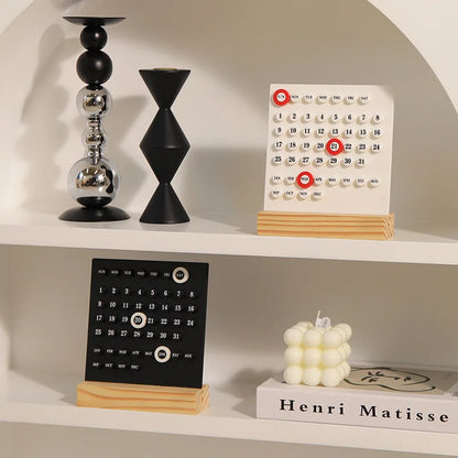 Mini Calendar 2026: Stylish Desk Organizer by VelmoraMart