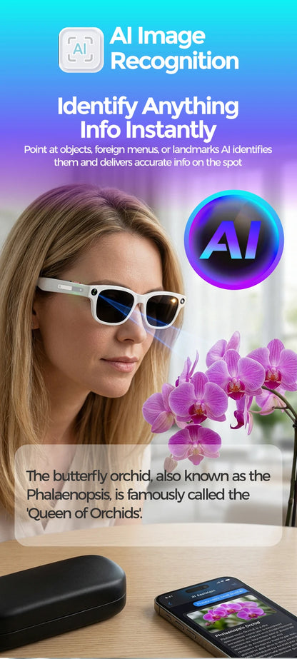 Hidden Camera Glasses with 4K HD recording – stylish spy camera glasses for hands-free video capture by VelmoraMart