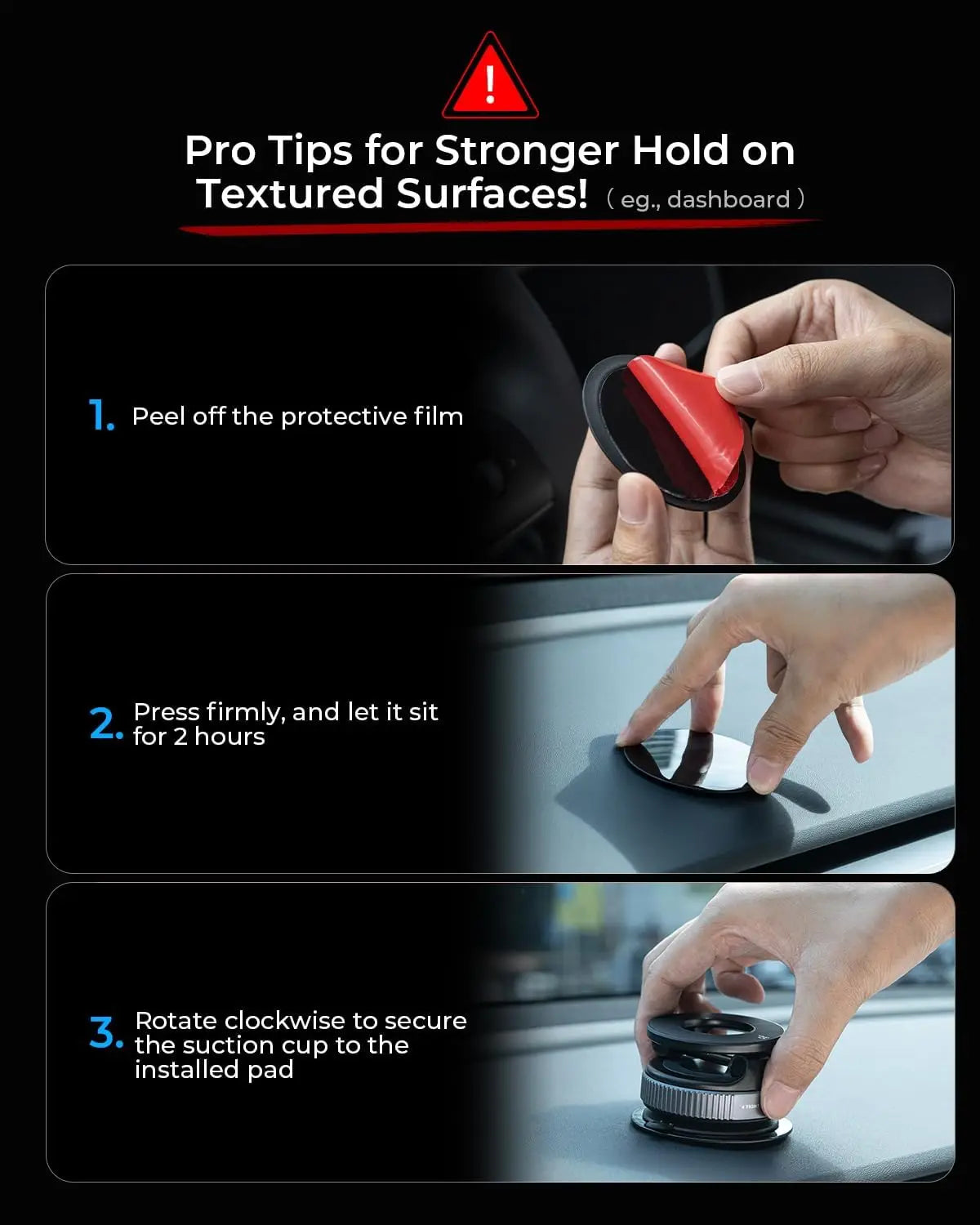 Magnet car phone holder with adjustable magnetic mount for secure hands-free smartphone viewing in a vehicle