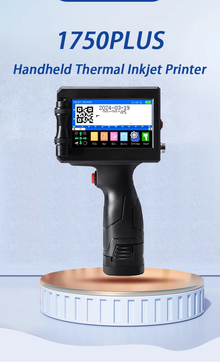 Handheld printer labels device printing professional shipping stickers.