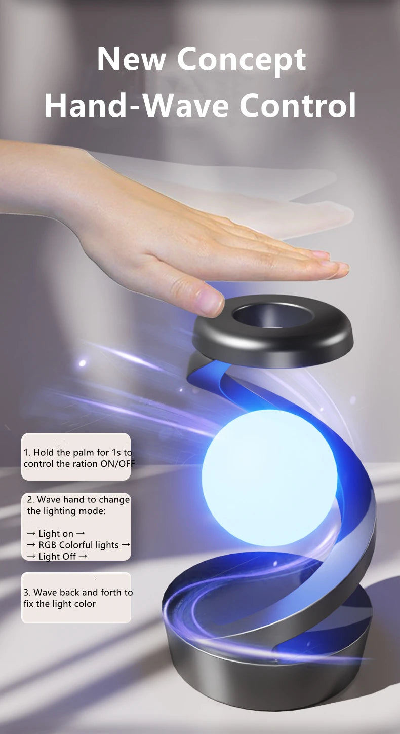 Modern Cordless LED Table Lamp from VelmoraMart sitting on a side table with a warm ambient glow.