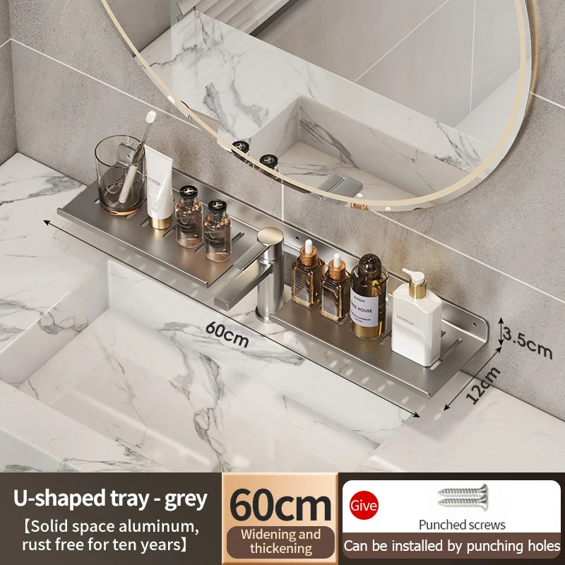 No Drill Shelf, No Drill Wall Shelf, No Drill Bathroom Shelf, No Drill Shower Shelf, No Drill Shelf Brackets, Over Sink Shelf, Over Sink Storage, Bathroom Organizer, Kitchen Organizer, Space Saving Shelf, Sink Organizer, Wall Storage, Rental Friendly Storage, Bathroom Storage, Kitchen Storage,