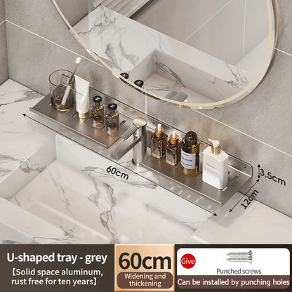 No Drill Shelf, No Drill Wall Shelf, No Drill Bathroom Shelf, No Drill Shower Shelf, No Drill Shelf Brackets, Over Sink Shelf, Over Sink Storage, Bathroom Organizer, Kitchen Organizer, Space Saving Shelf, Sink Organizer, Wall Storage, Rental Friendly Storage, Bathroom Storage, Kitchen Storage,