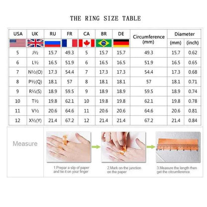 Crystal Rings - Sterling Silver Crystal Ring for Women