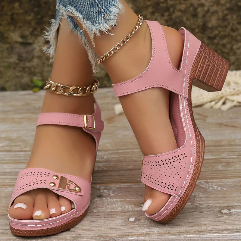 Block Heel Sandals