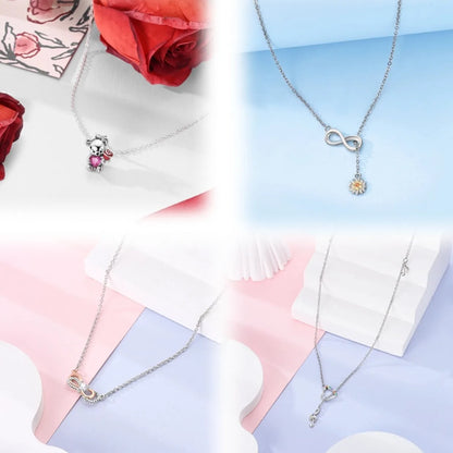 Elegant 925 sterling silver necklace by VelmoraMart featuring a polished sterling silver pendant necklace with premium craftsmanship for women and men, perfect for everyday wear and gifting.