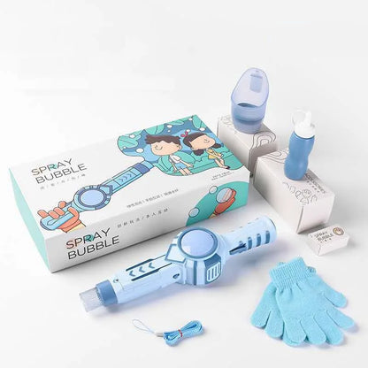 Bubble Gun Machine by VelmoraMart – Automatic bubble gun toy for kids, parties, weddings, and outdoor fun