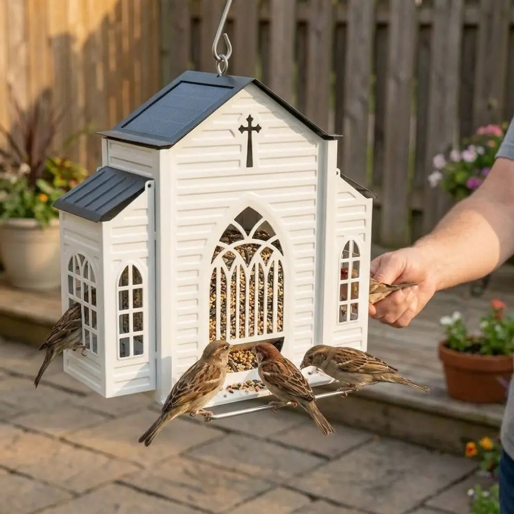 Solar Bird Feeder - Smart Look With VelmoraMart