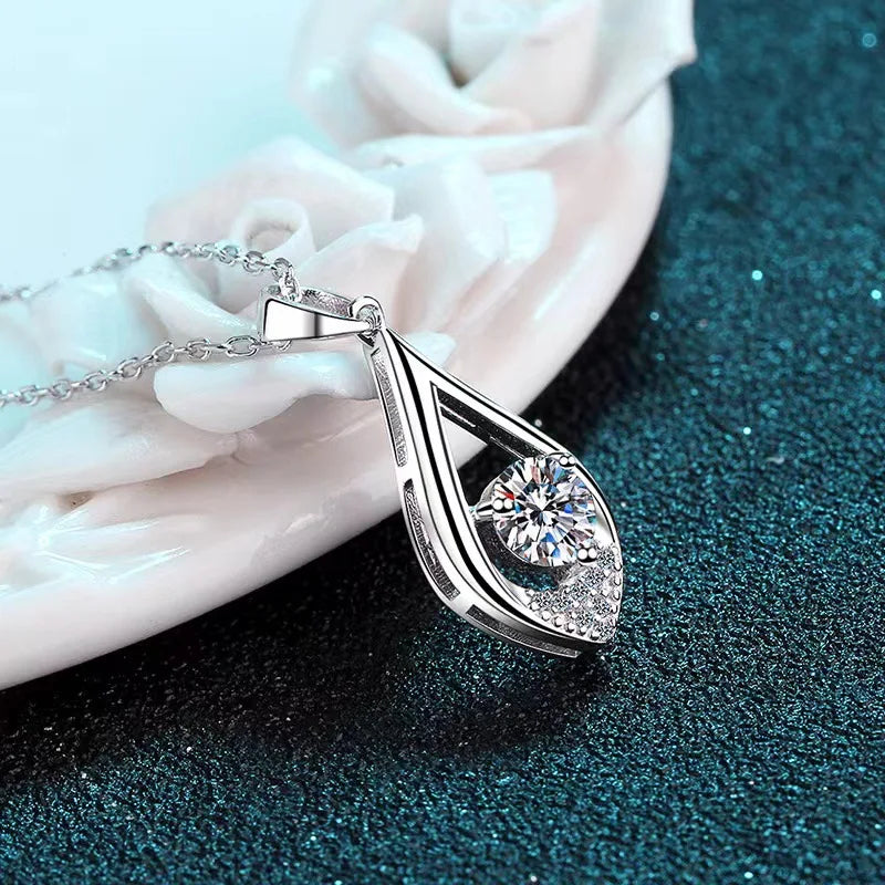 Elegant necklace for ashes memorial pendant by VelmoraMart designed to safely hold cremation ashes and honor the memory of a loved one with timeless style.