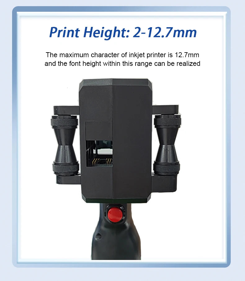 Handheld printer labels device printing professional shipping stickers.