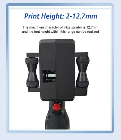 Handheld printer labels device printing professional shipping stickers.