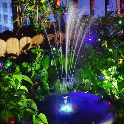 Enriched Your Garden With Solar Water Fountain