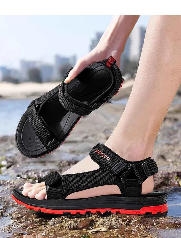 Summer Men Sandals - Lightweight Open-Toe - Casual & Outdoor Wear