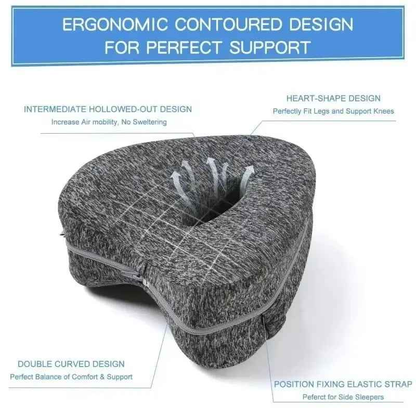 Leg Pillow for Alignment & Back Pain Relief