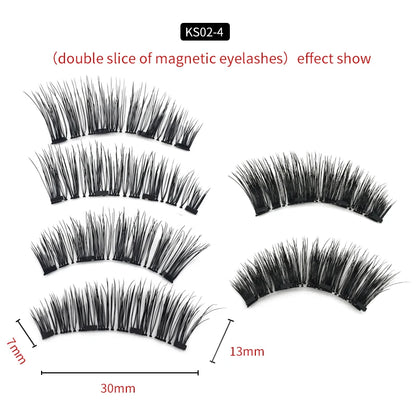 how do magnetic false eyelashes work