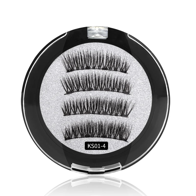 how to apply magnetic false eyelashes