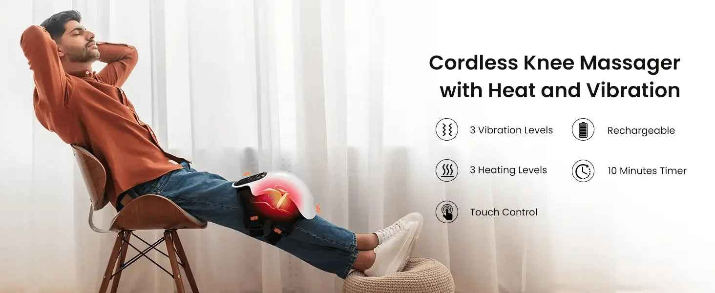 Electric Infrared Knee Massager for Arthritis Pain Relief
