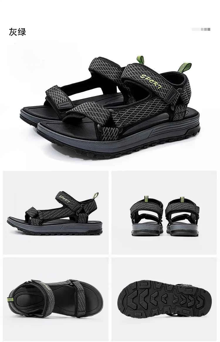 Summer Men Sandals - Lightweight Open-Toe - Casual & Outdoor Wear