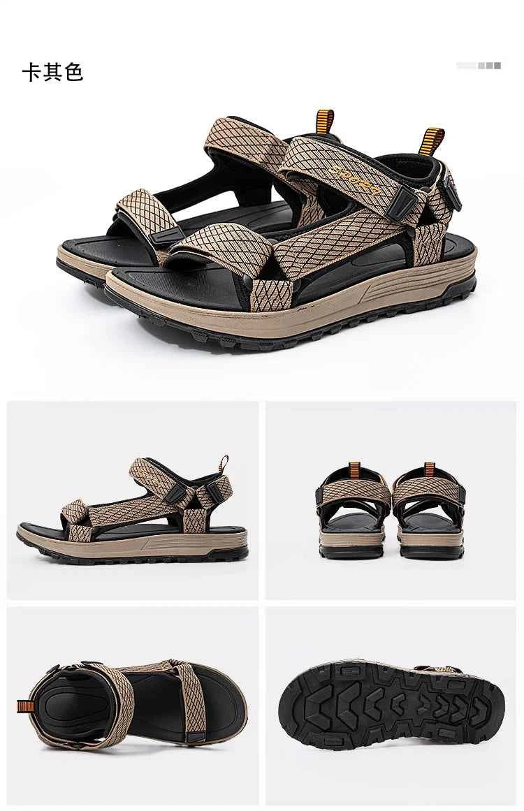 Summer Men Sandals - Lightweight Open-Toe - Casual & Outdoor Wear
