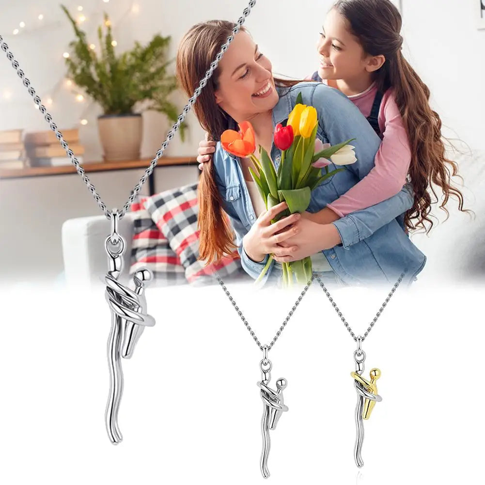 mother daughter daughter necklace