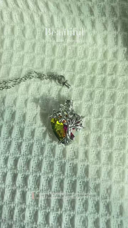 Elegant tree of life necklace for women featuring a beautifully crafted silver and gold tree of life pendant necklace by VelmoraMart.